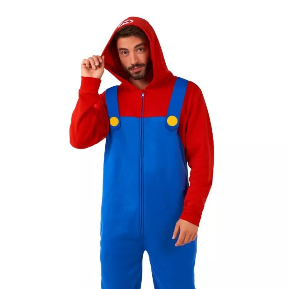 Super Mario Bros. Jumpsuit/Costume - Adult Mens - Picture 2 of 4